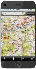 Kartenausschnitt Ruhrgebiet